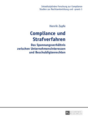 cover image of Compliance und Strafverfahren